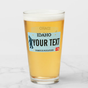 Idaho Sasquatch Lizenzschild Glas