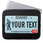 Idaho Sasquatch Lizenzschild Laptopschutzhülle (Vorderseite)