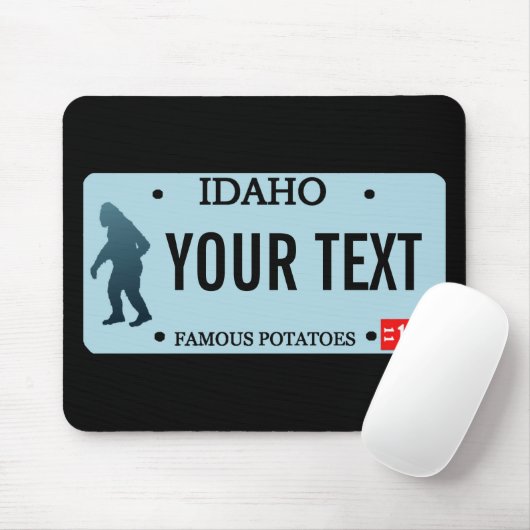 Idaho Sasquatch Lizenzschild Mousepad (Mit Mouse)