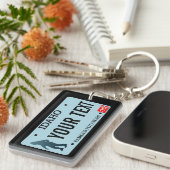 Idaho Sasquatch Lizenzschild Schlüsselanhänger (Vorderseite rechts)