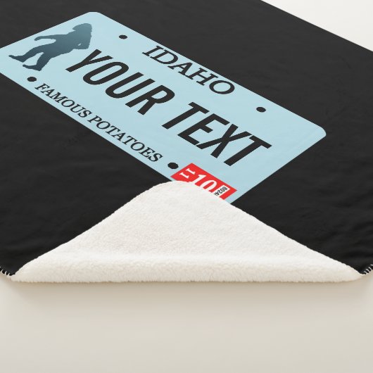 Idaho Sasquatch Lizenzschild Sherpadecke (3/4)