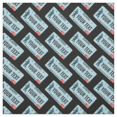 Idaho Sasquatch Lizenzschild Stoff (Muster)