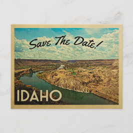 Idaho Save the Date Vintage Postkarten