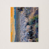Idaho Schafweiden. Weihnachtsgrüße Jigsaw P Puzzle (Vertikal)