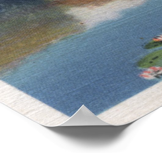 Idaho Seeszene mit Lily Pads Idaho Poster (Ecke)