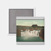 Idaho. Shoshone Falls selten Fotochrom Magnet (Vorderseite/Rückseite)