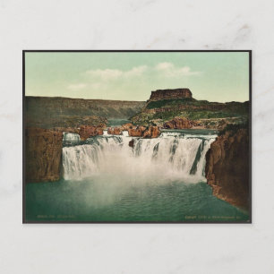 Idaho. Shoshone Falls seltene Photochrom Postkarte