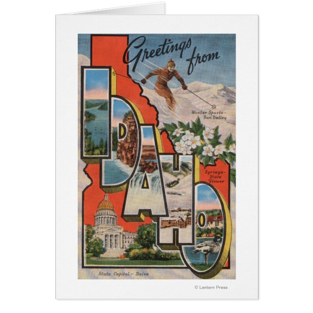 Idaho (Skifahren)Große BriefmarkenszenenIdaho (Vorne)