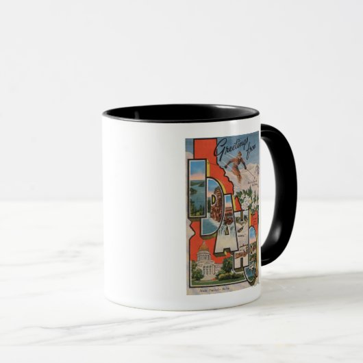 Idaho (Skifahren)Große BriefmarkenszenenIdaho Tasse (VorderseiteRechts)