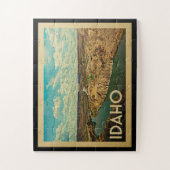Idaho Snake River Canyon Vintage Reise Puzzle (Vertikal)