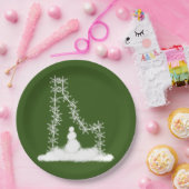 Idaho Snowflake Paper Plate Pappteller (Party)