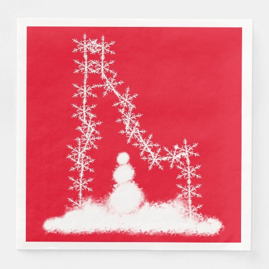 Idaho Snowflake Serviette (Vorderseite)