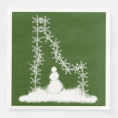 Idaho Snowflake Serviette (Vorderseite)