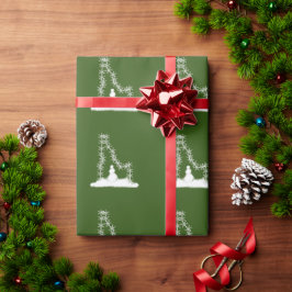 Idaho Snowflake Wrapping Paper Geschenkpapier
