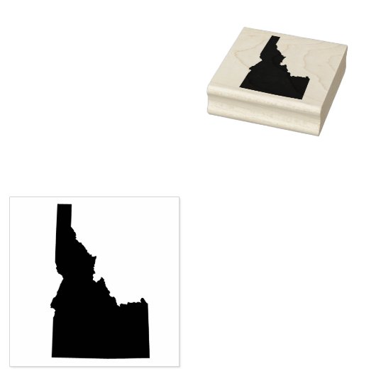 Idaho Solid Rubber Art Briefmarke Gummistempel (Stempel)