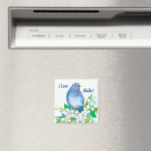 Idaho Souvenir Mountain Bluebird Syringa Magnet (In Situ (Geschirrspüler))