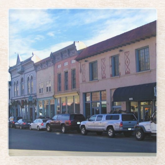 Idaho Springs, Colorado Glasuntersetzer (Vorderseite)