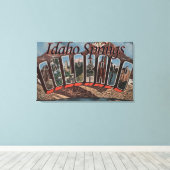 Idaho Springs, Colorado - Große Buchstabenszenen Leinwanddruck (Insitu (Holzboden))