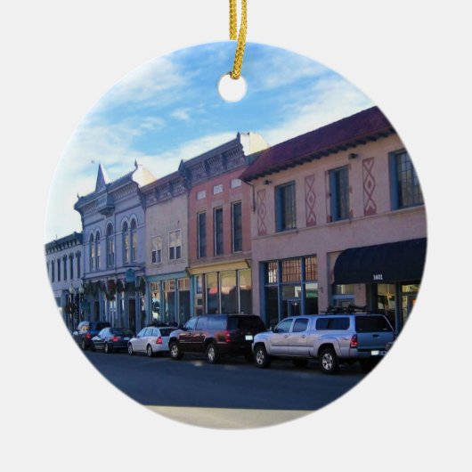 Idaho Springs, Colorado Keramik Ornament (Vorne)