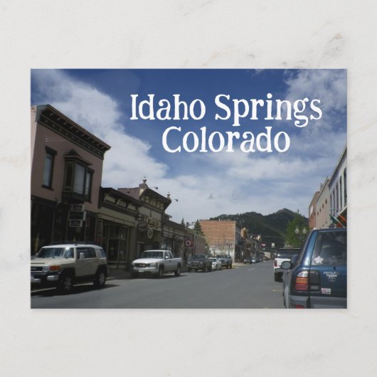 Idaho Springs Colorado Postcard Postkarte (Vorderseite)