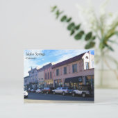 Idaho Springs, Colorado Postkarte (Stehend Vorderseite)