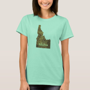 Idaho-Spud-Karte T-Shirt