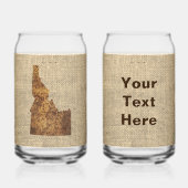 Idaho Spud Map Dosenglas (Vorderseite)