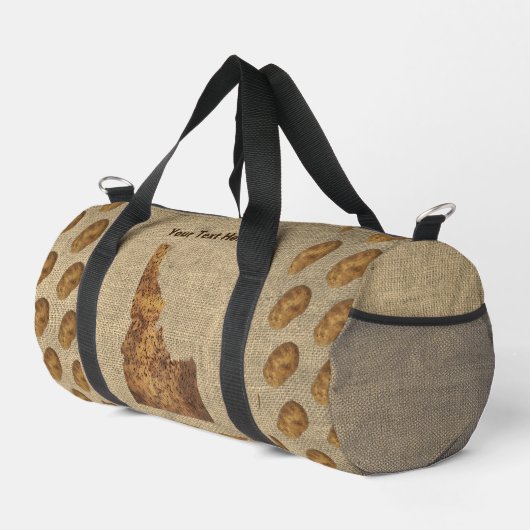 Idaho Spud Map Duffle Bag (Rechte Ecke)
