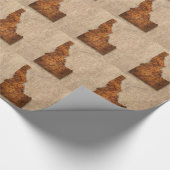 Idaho Spud Map Geschenkpapier (Ecke)