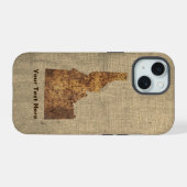 Idaho Spud Map iPhone 15 Hülle (Rückseite (Horizontal))