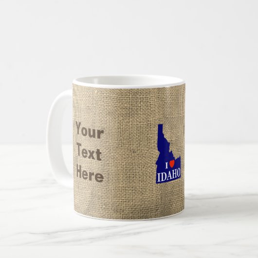 Idaho Spud Map Kaffeetasse (Vorderseite Links)