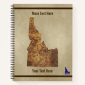 Idaho Spud Map Notizblock (Vorderseite)