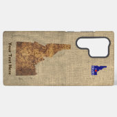 Idaho Spud Map Samsung Galaxy Hülle (Rückseite (Horizontal))
