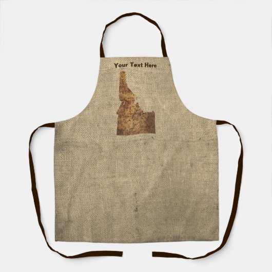 Idaho Spud Map Schürze (Vorderseite)