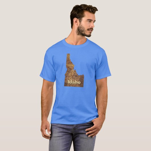 Idaho Spud Map T-Shirt (Vorne ganz)