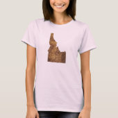 Idaho Spud Map T-Shirt (Vorderseite)