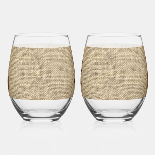 Idaho Spud Map Weinglas Ohne Stiel (Links)