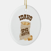 Idaho Spud Muffin Keramik Ornament (Rechts)