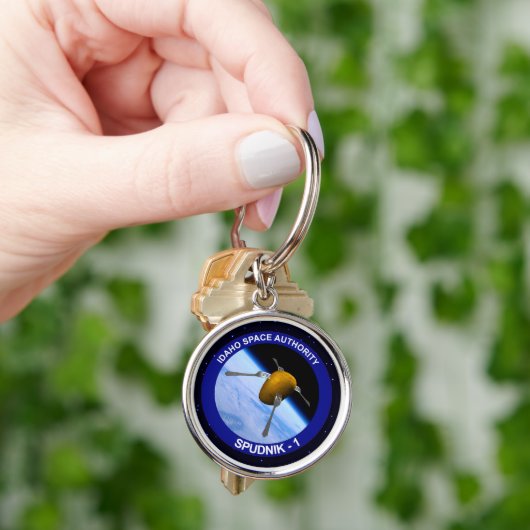 Idaho Spudnik Satellite Mission Patch Schlüsselanhänger (Hand)