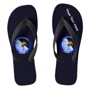 Idaho Spudnik-Satelliten-Missionspatch Badesandalen