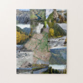 Idaho Staat Foto Collage 13 Bilder Jigsaw Puzzle (Vertikal)
