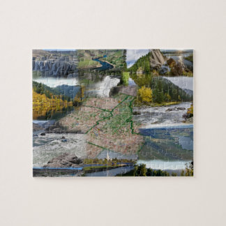 Idaho Staat Foto Collage 13 Picture Jigsaw Puzzle