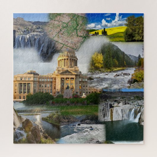 Idaho Staat Foto Collage 8 Bilder Jigsaw Puzzle (Vertikal)