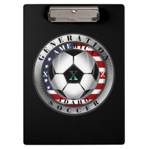 Idaho Staat Generation X American Soccer. Klemmbrett