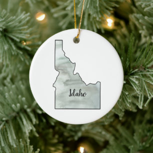 Idaho Staat Illustration Keramik Ornament