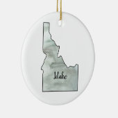 Idaho Staat Illustration Keramik Ornament (Rechts)