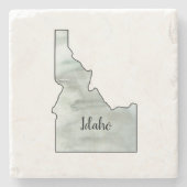 Idaho Staat Illustration Steinuntersetzer (Vorderseite)