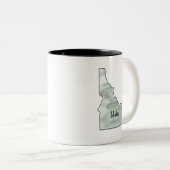 Idaho Staat Illustration Zweifarbige Tasse (VorderseiteRechts)