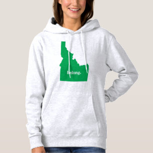 Idaho Staat Map Belong Hoodie
