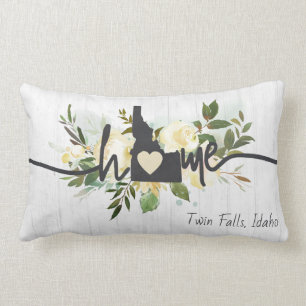 Idaho Staat Personalisiert Ihre Zuhause City Rusti Lendenkissen
